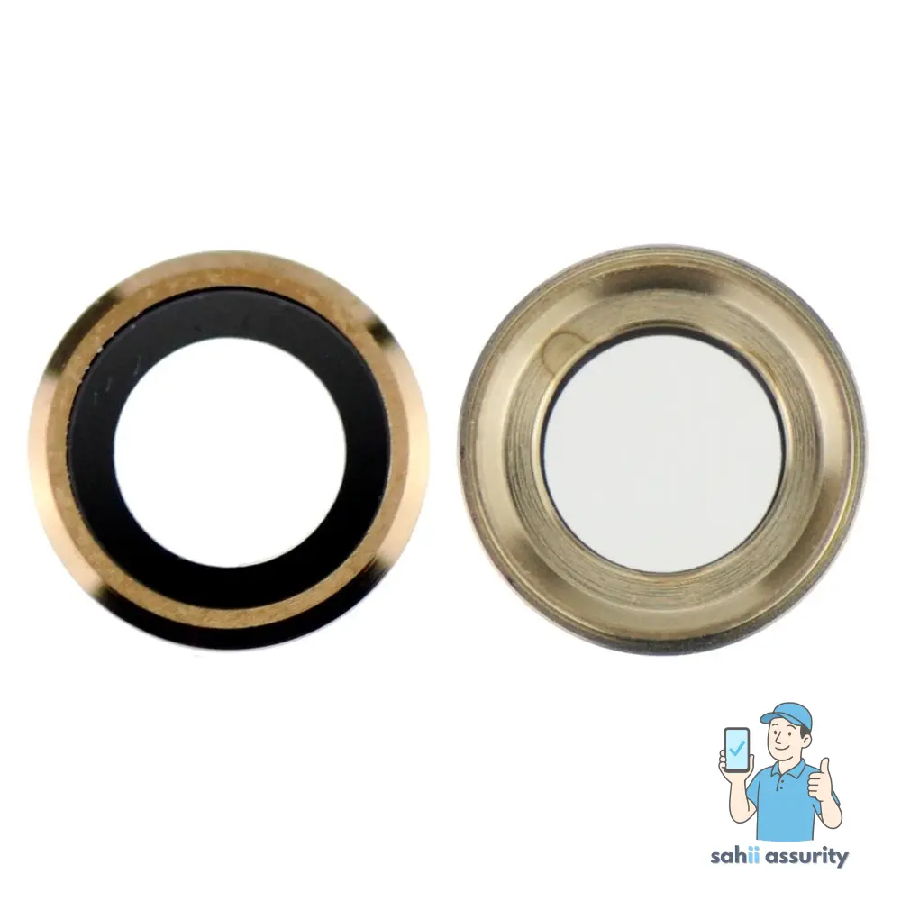 Camera Lens Glass with Frame for Apple iPhone 6s 